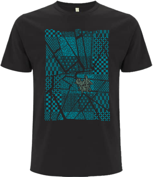 T-Shirt Ash Black | Wagara Pattern